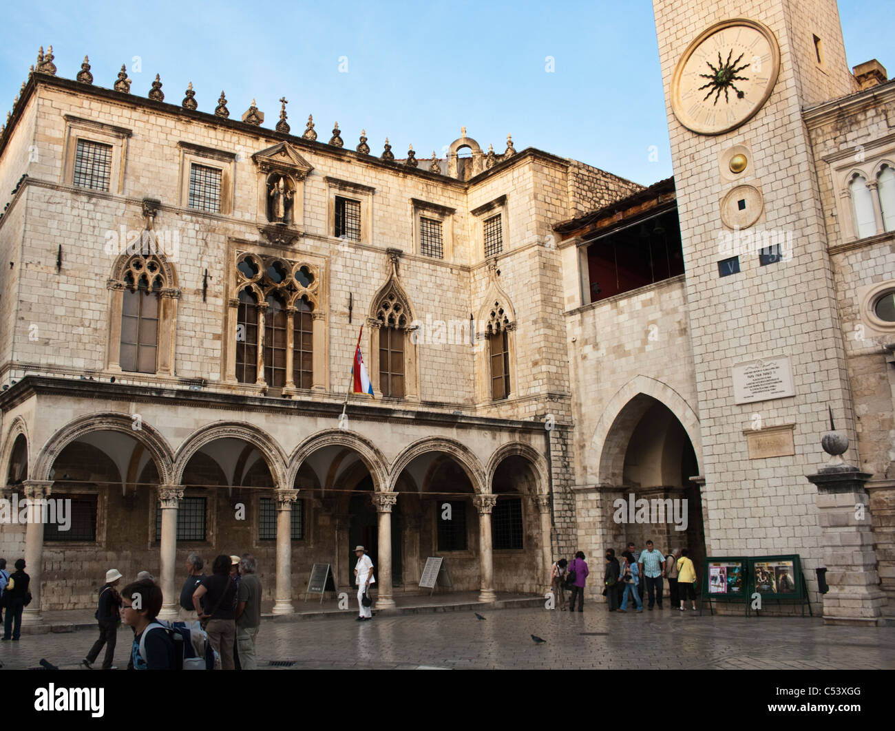 Croazia, Dubrovnik - Stradun Foto Stock