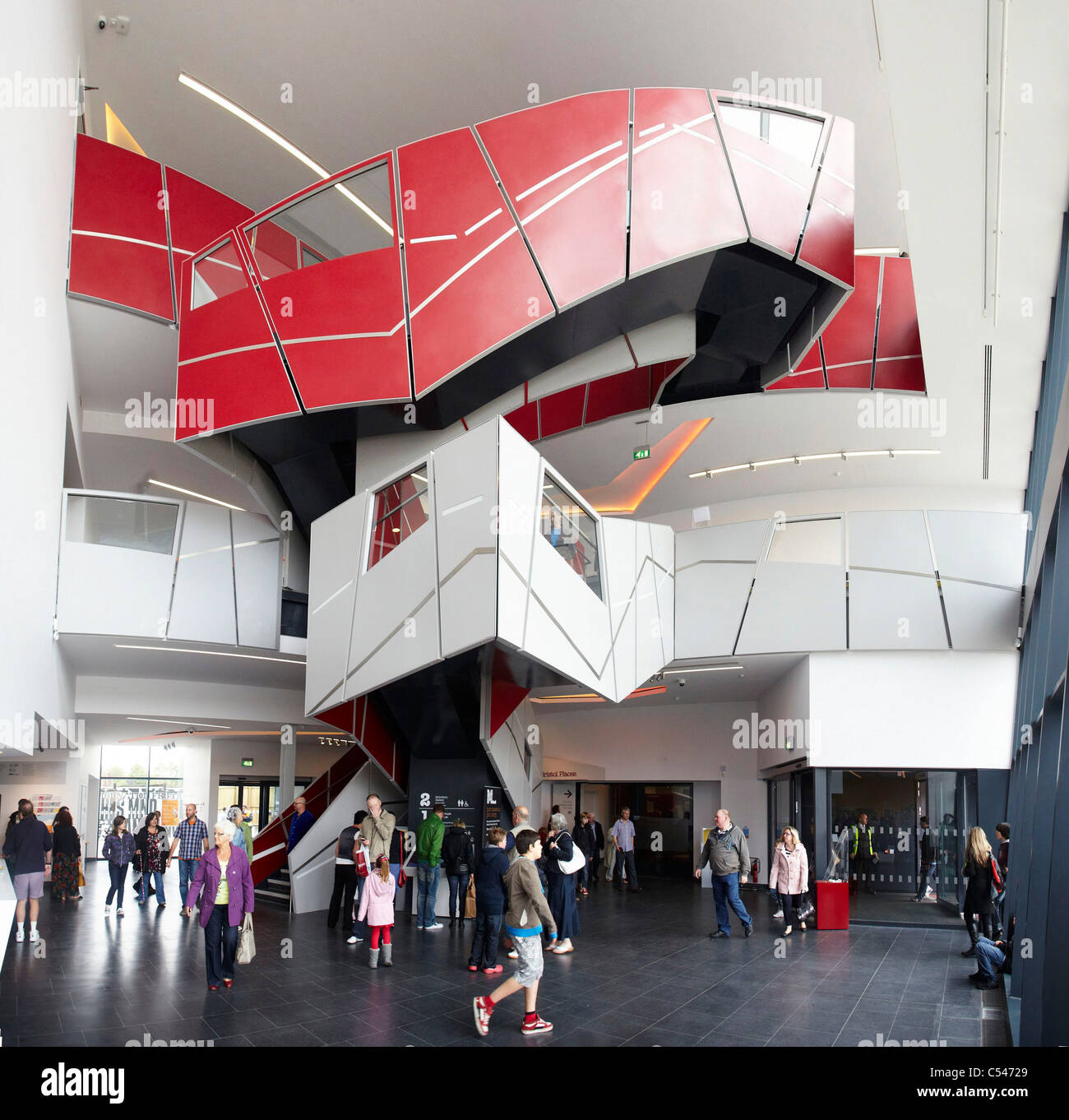 Il nuovo £27 milioni di m versato il Museo Storico di Bristol sull'Harbourside nel centro città di Bristol, Avon, Regno Unito, Europa Foto Stock