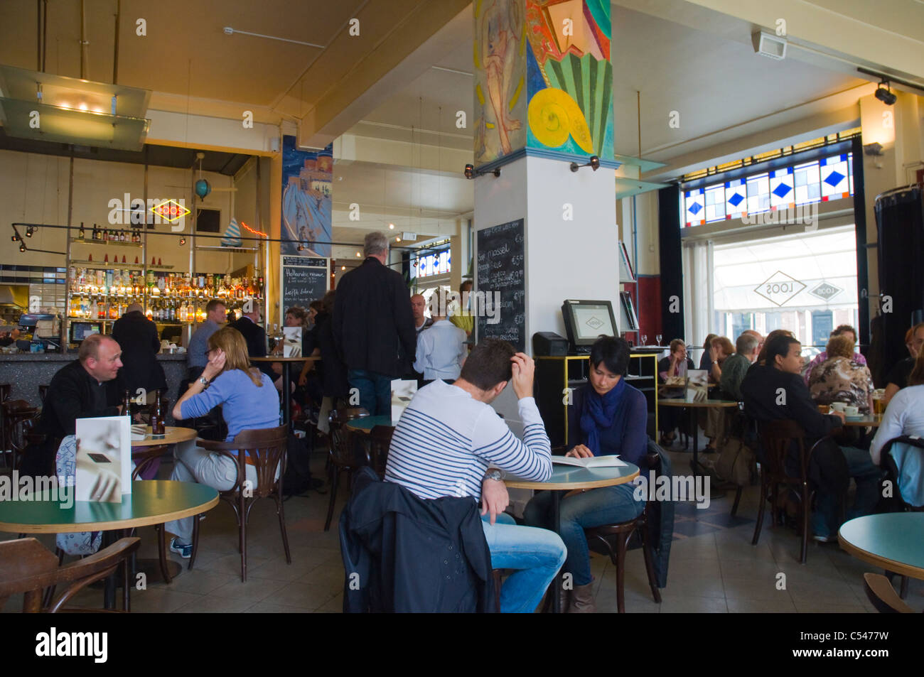 Il Grand Cafe Loos Scheepvaartkwartier Rotterdam la provincia di South Holland Olanda Europa Foto Stock