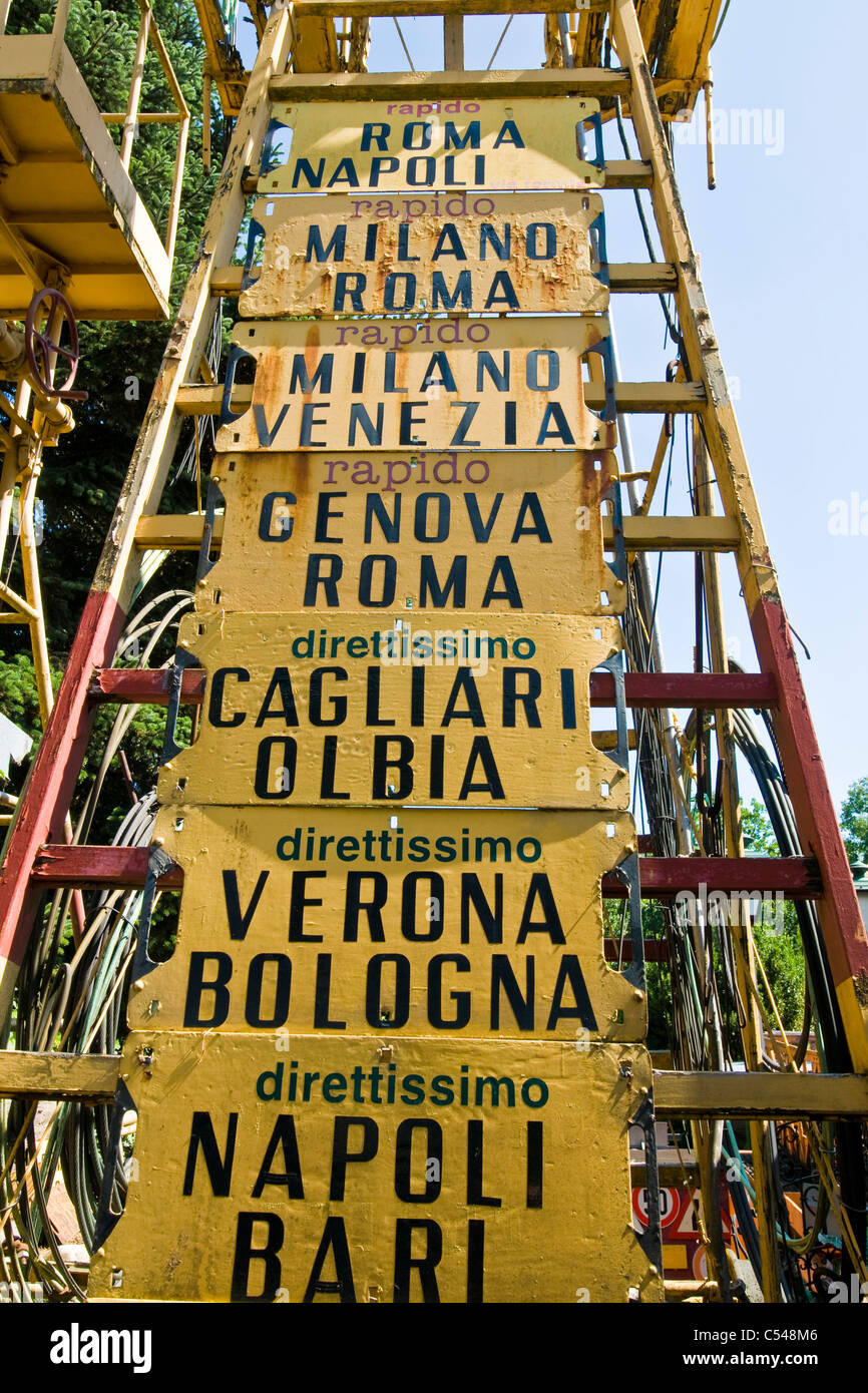 Francesco Ogliari Museo dei Trasporti di Ranco, provincia di Varese, Lombardia, Italia Foto Stock