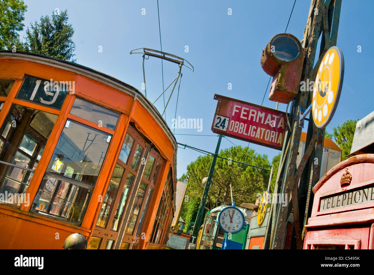 Francesco Ogliari Museo dei Trasporti di Ranco, provincia di Varese, Lombardia, Italia Foto Stock