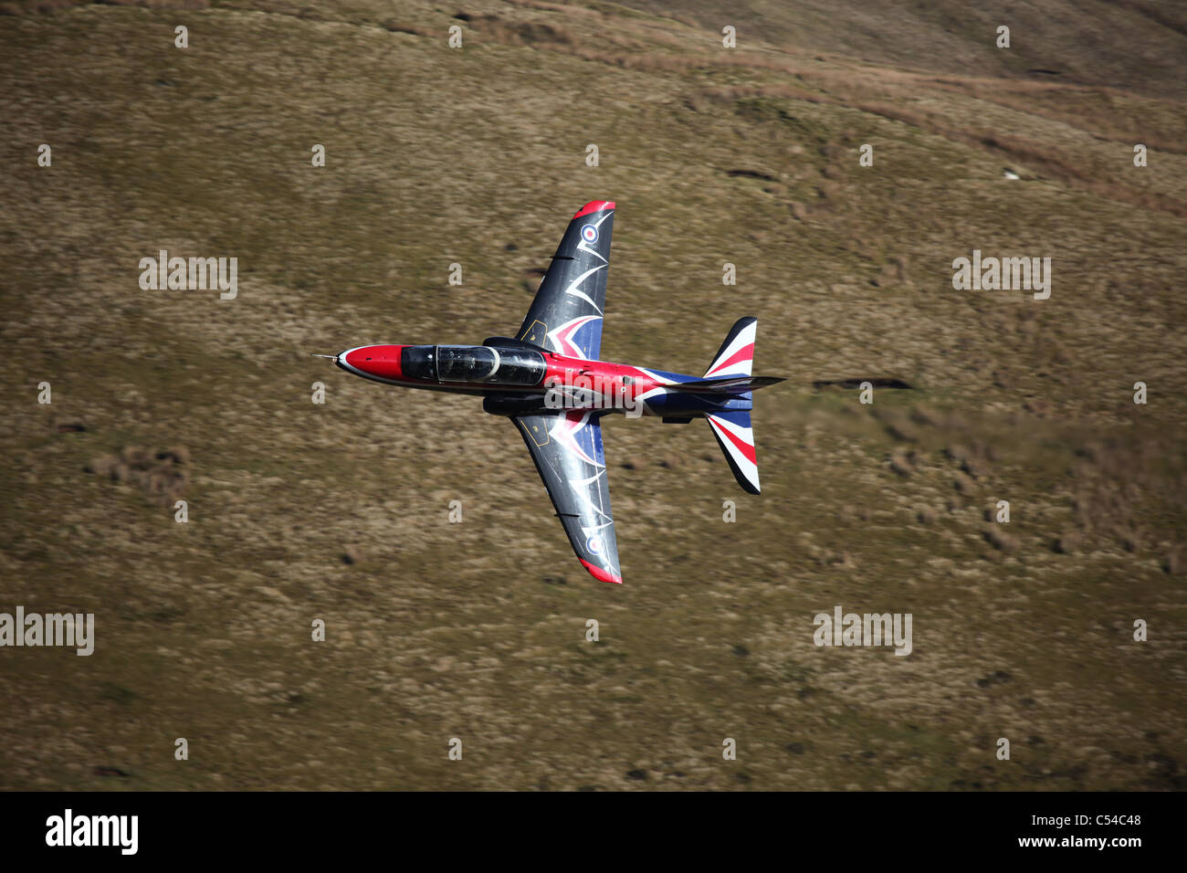 Display di aviazione hawk raf valley fast jet trainer Foto Stock