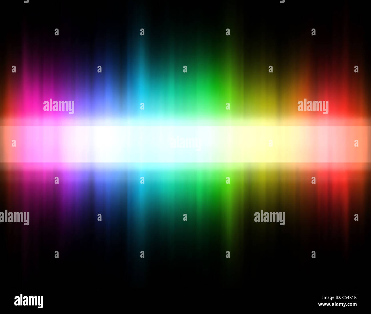 Abstract di sfocatura colorati più testo banner Foto Stock
