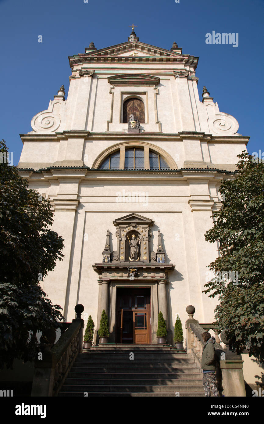 Praga - chiesa barocca di oltre Lady vittoriosa Foto Stock