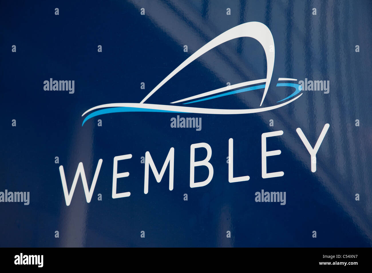 Lo stadio di Wembley Design, Londra, Inghilterra, Regno Unito Foto Stock
