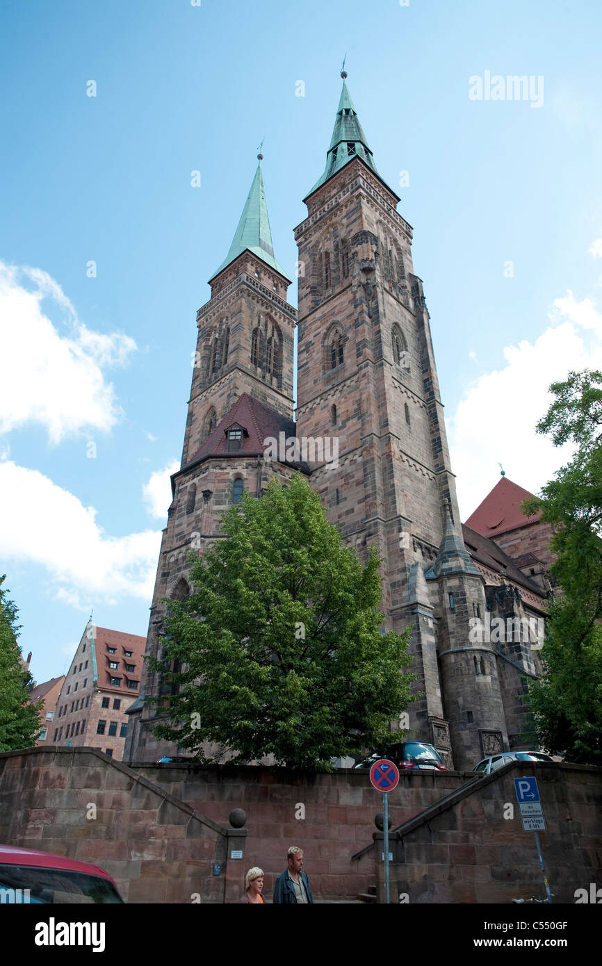 Sebalduskirche in der Altstadt, Sebaldus chiesa nella città vecchia Foto Stock