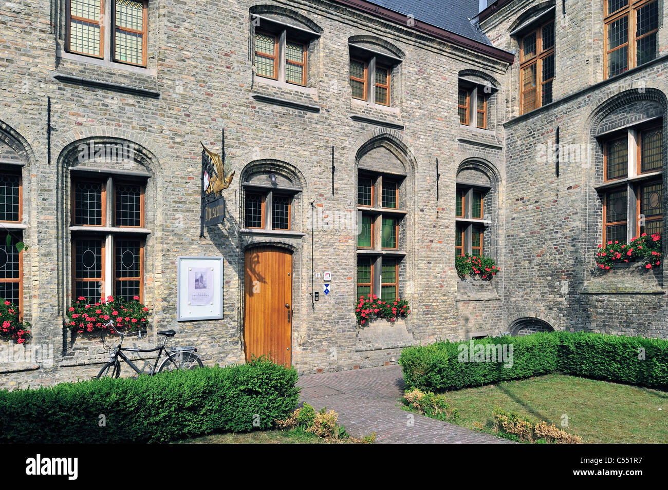 Il Museo Municipale, ex Saint John's almshouse ad Ypres, Belgio Foto Stock