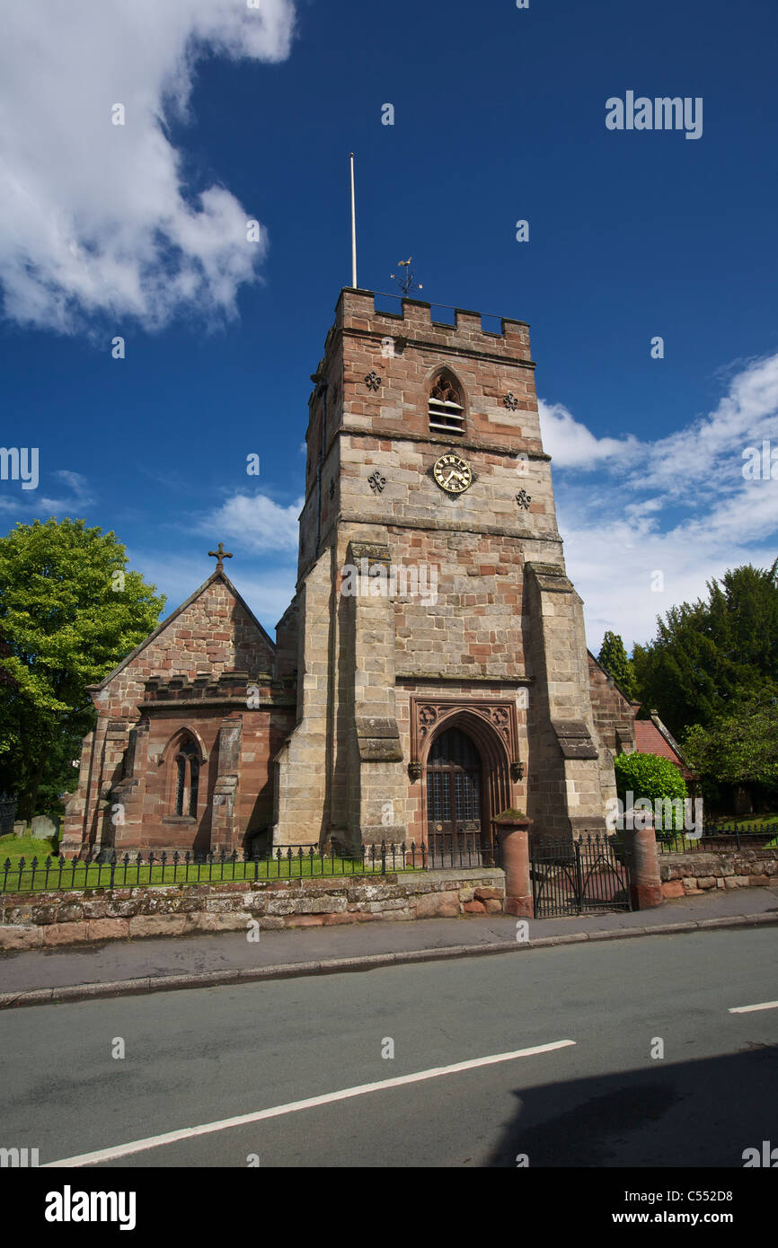 Chiesa di tutti i Santi Trysull South Staffordshire England Regno Unito Foto Stock