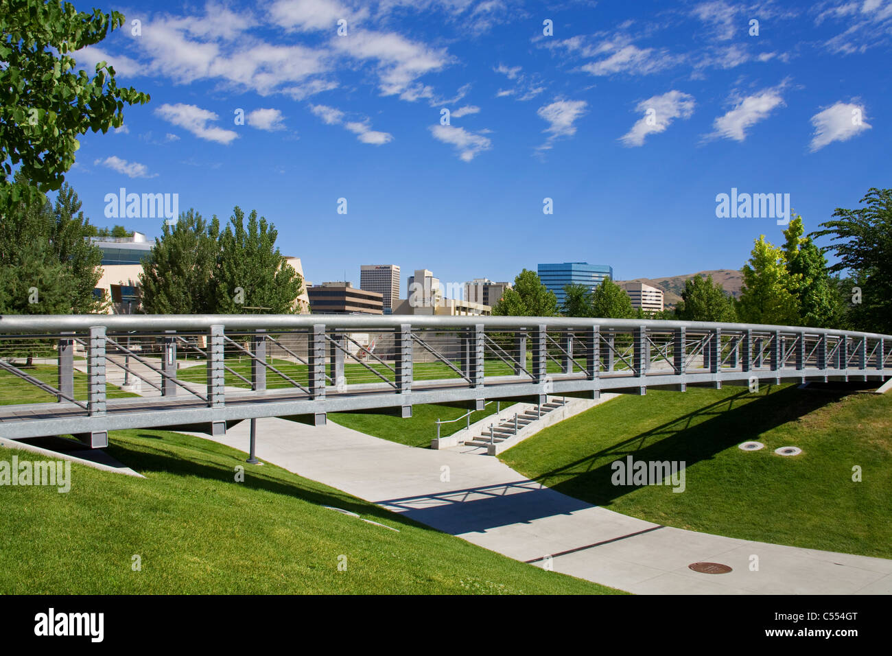 Stati Uniti d'America, Utah, Salt Lake City, biblioteca pubblica comune Foto Stock