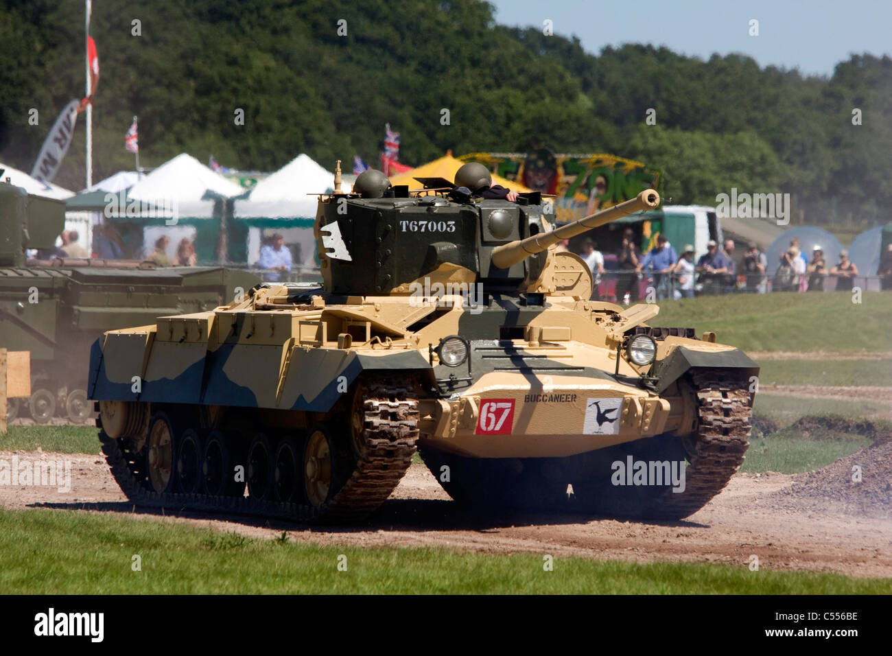 Tankfest 2011 Bovington Dorset UK Valentine IX Mk III Foto Stock