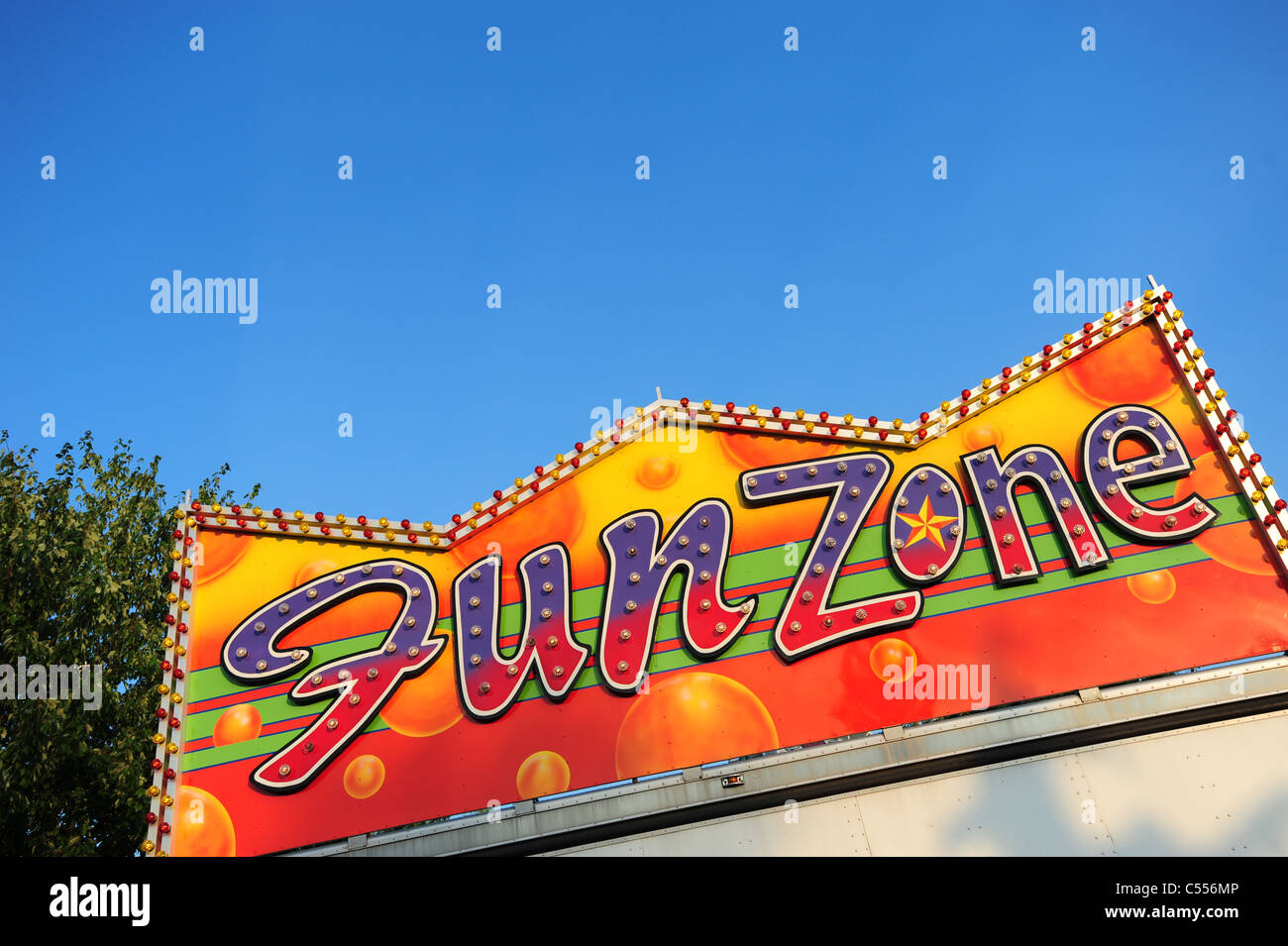 USA Hershey Pa Pennsylvania Hershey Park divertimento zona segno Foto Stock