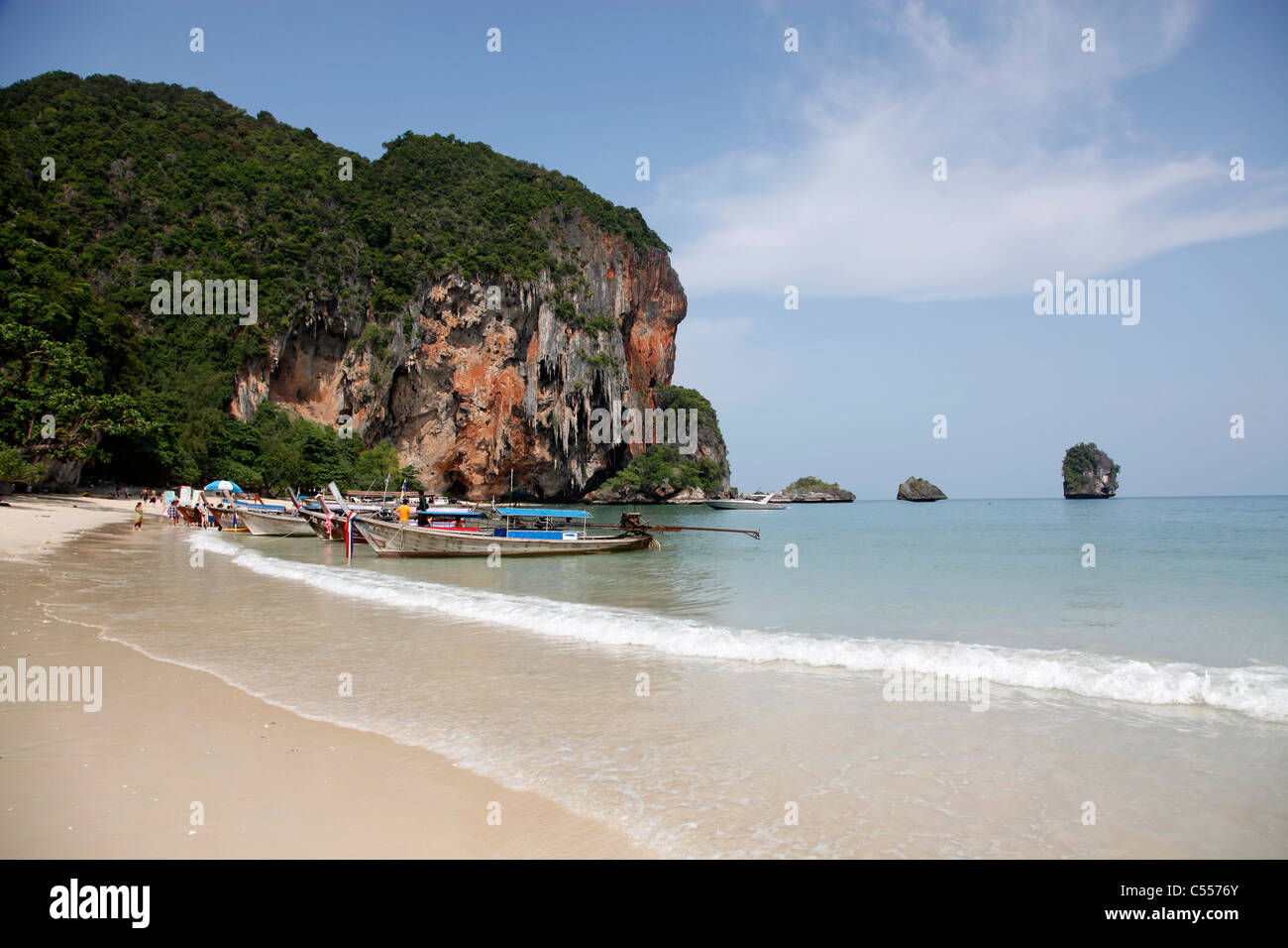 Phra Nang Cave Beach Railay, Krabi, Thailandia Foto Stock