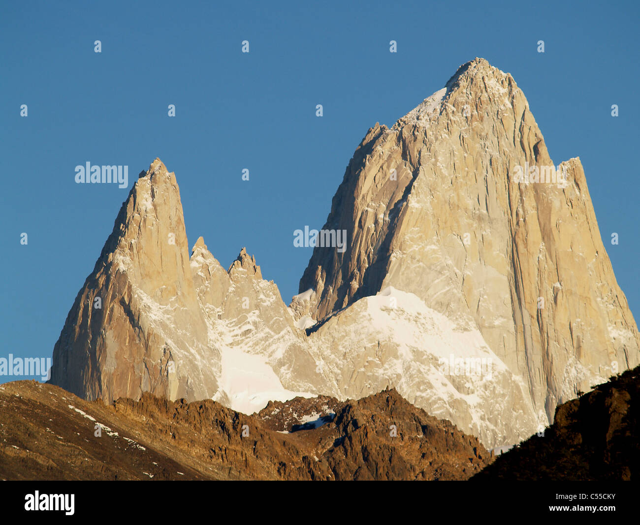 Mt.Fitzroy Parque Nacional Los Glaciares, Argentina Foto Stock