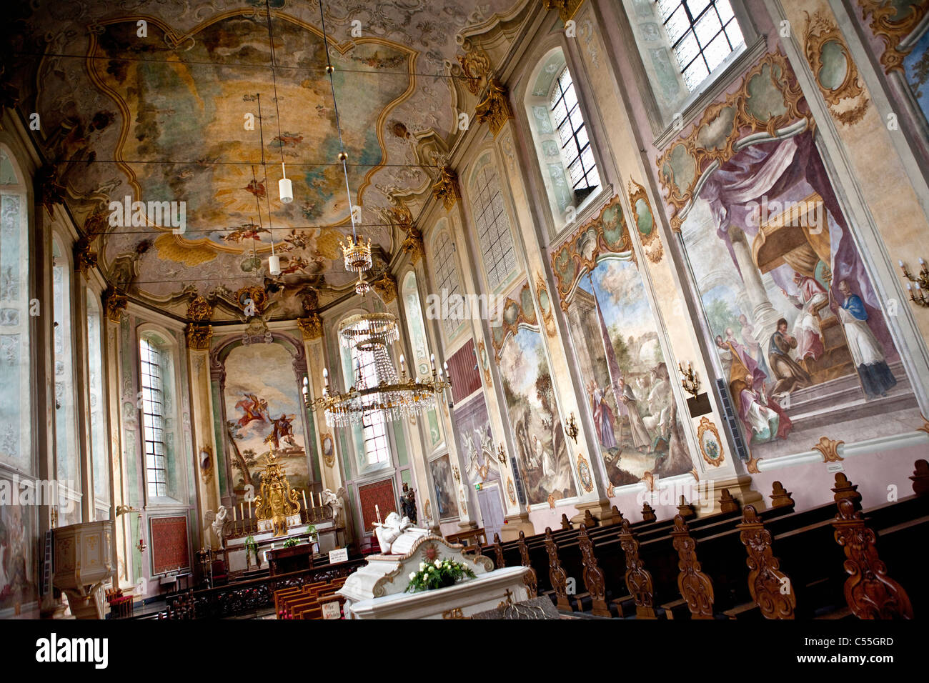 I Paesi Bassi, Valkenburg, Cappella di hotel San Gerlach Foto Stock