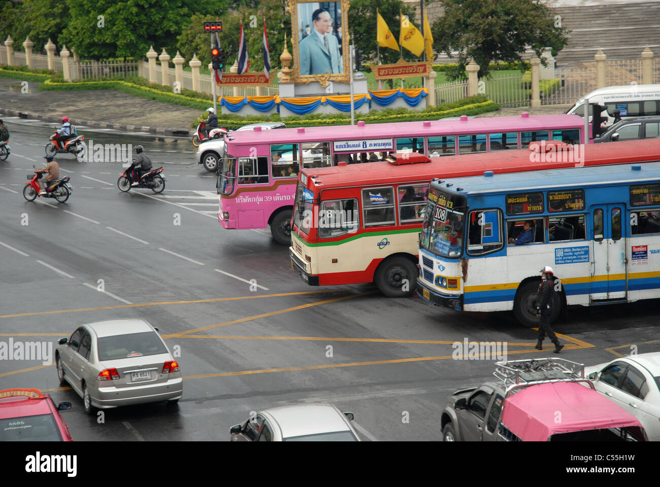 Bangkok Victory Monument Thailandia Foto Stock