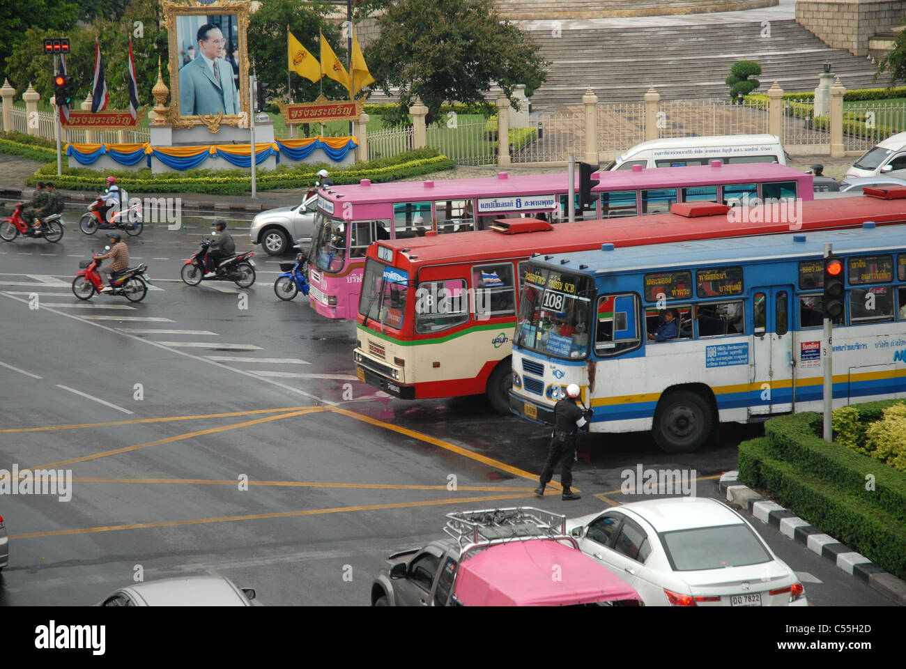 Bangkok Victory Monument Thailandia Foto Stock