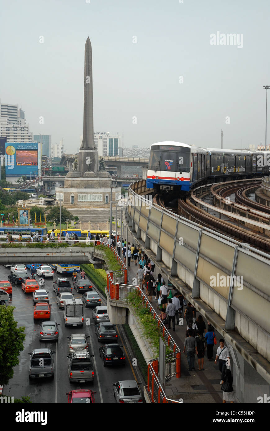 Bangkok Victory Monument Thailandia Foto Stock