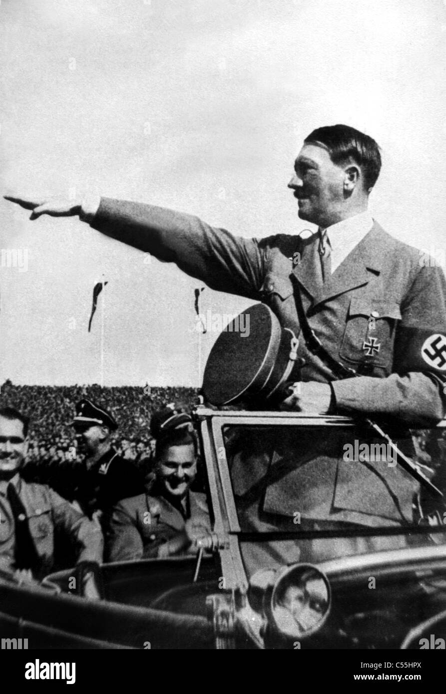 ADOLF HITLER FÜHRER della Germania nazista di LEADER 07 Giugno 1940 Foto Stock