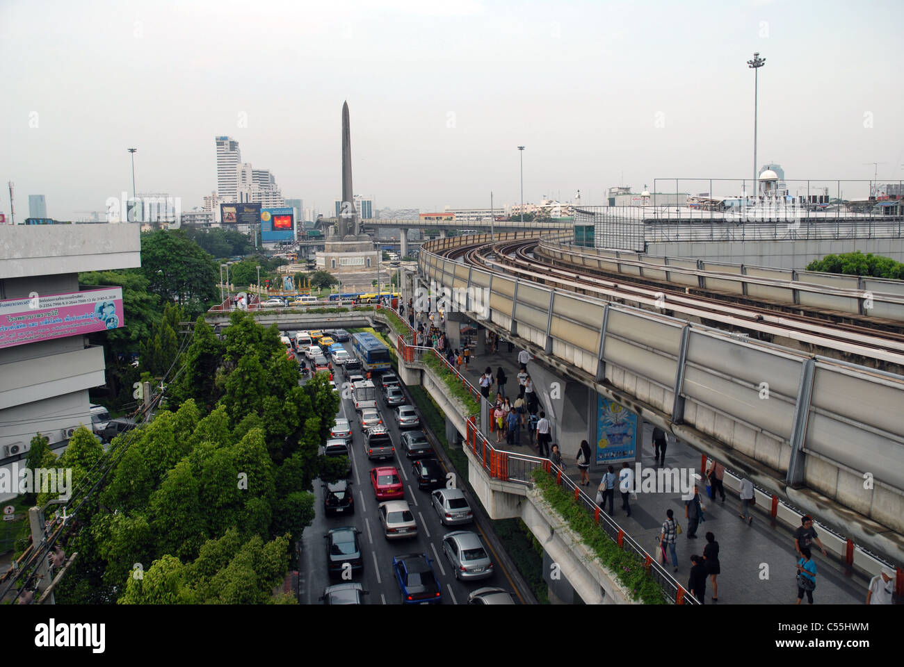 Bangkok Victory Monument Thailandia Foto Stock