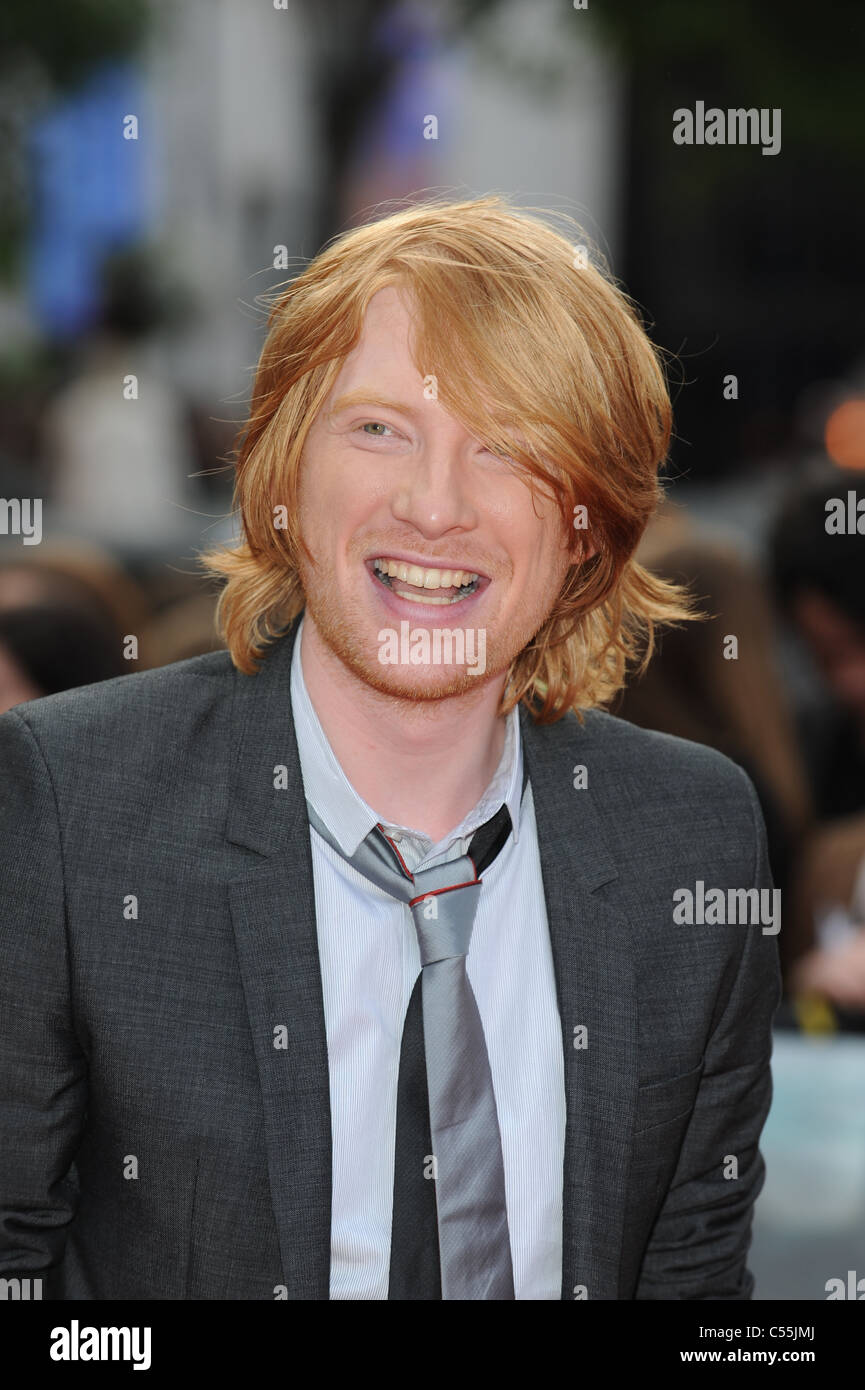 DOMHNALL GLEESON HARRY POTTER ED IL Deathly Hallows - Parte 2 - Premiere mondiale Trafalgar Square Londra Inghilterra 07 Luglio 2011 Foto Stock