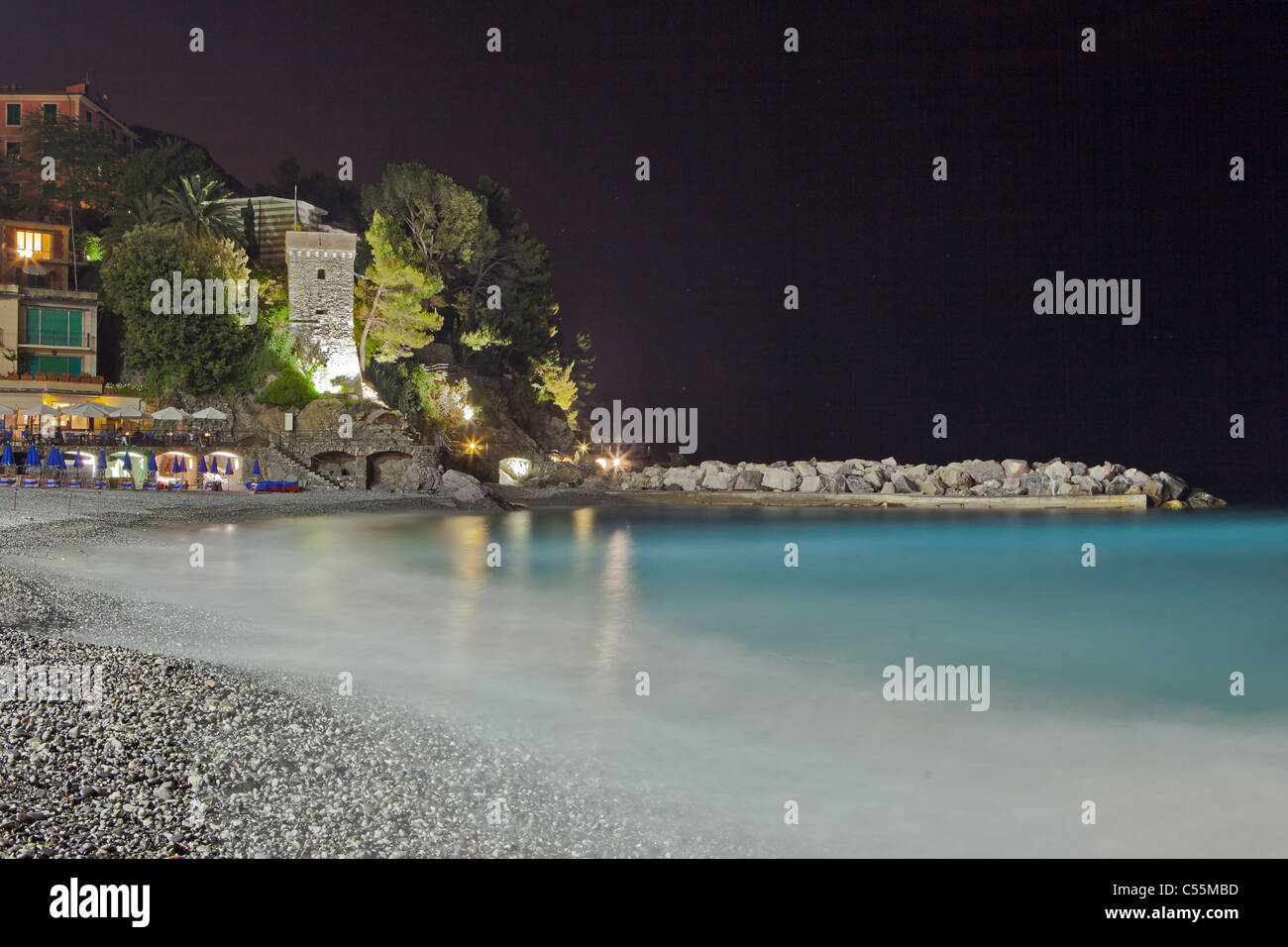 Zoagli si trova in Liguria nel Tigullio Foto Stock
