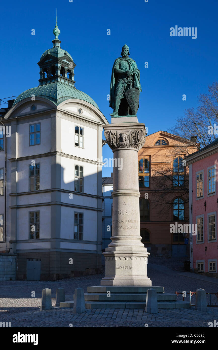 Birger Jarl monumento a Stoccolma Foto Stock