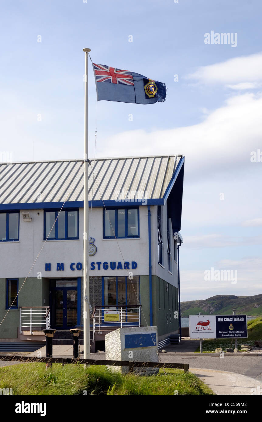 Stornoway stazione di guardia costiera Foto Stock