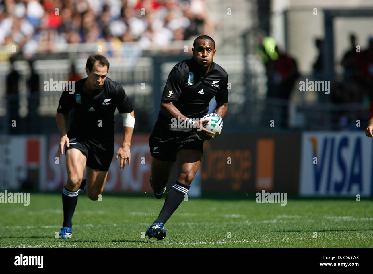 Coppa del Mondo di Rugby 2007 Nuova Zelanda v Portogallo Stade de Gerland di Lione // Francia 15.09.07 Esp Foto Stock