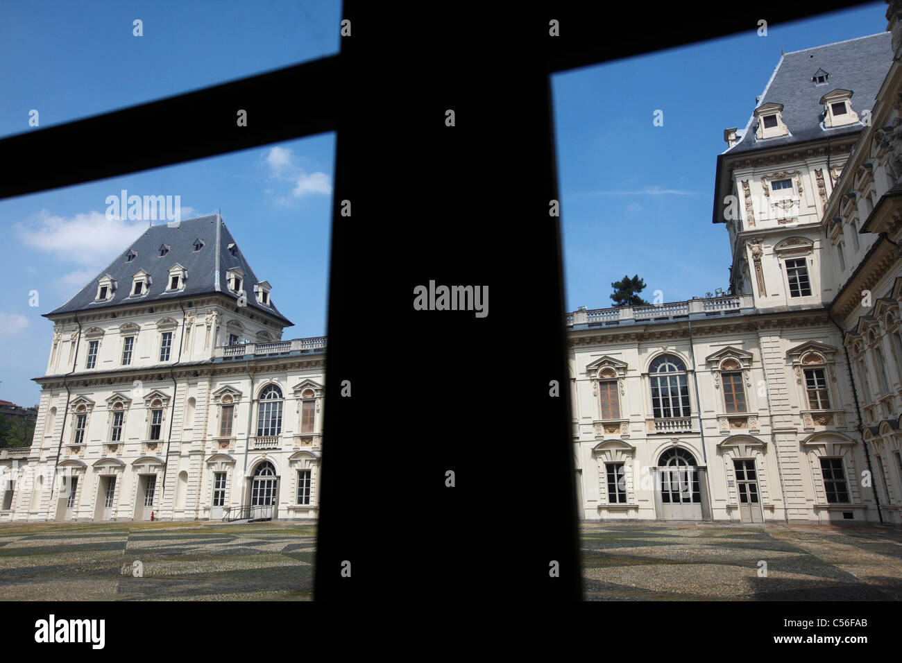 Il Castello del Valentino, Torino, Italia, Europa Foto Stock