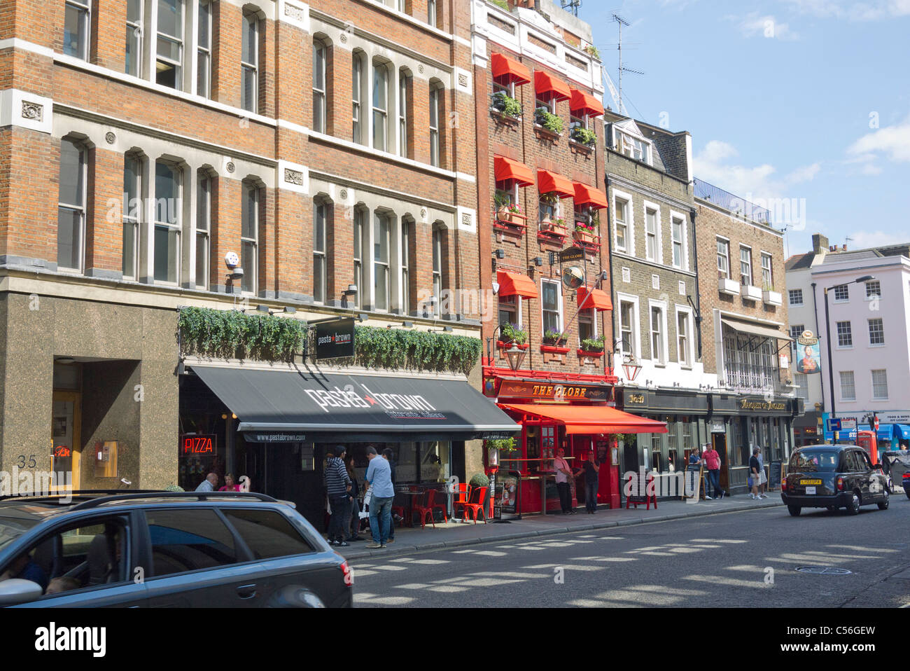 Il Covent Garden mangiare luoghi, Covent Garden di Londra GB UK Foto Stock