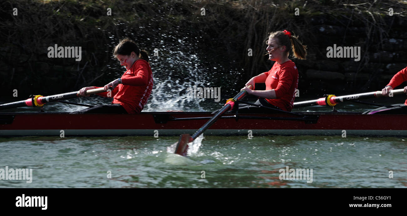 Oxford University boat race Foto Stock