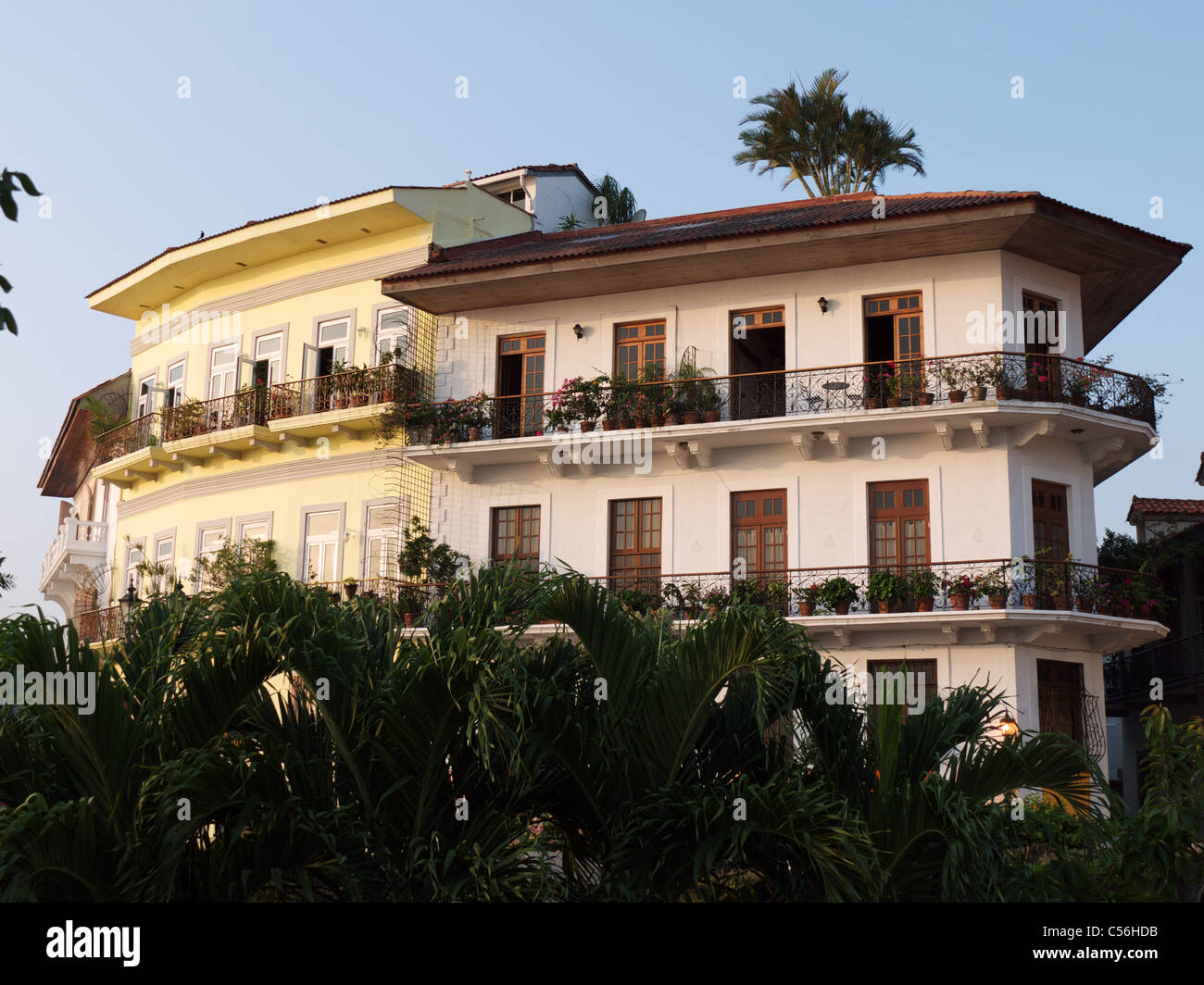 Panama City Casco Viejo Casco Antiguo Foto Stock