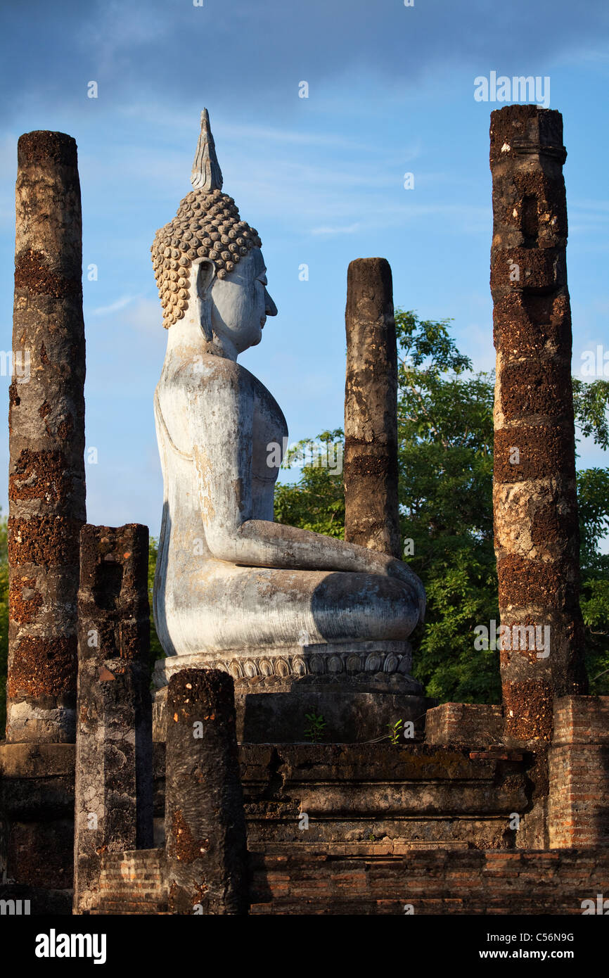 Wat Sa Si, Sukhothai, Thailandia Foto Stock