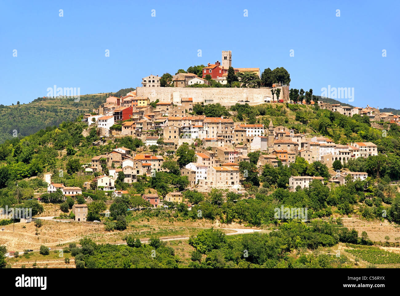 Motovun 01 Foto Stock