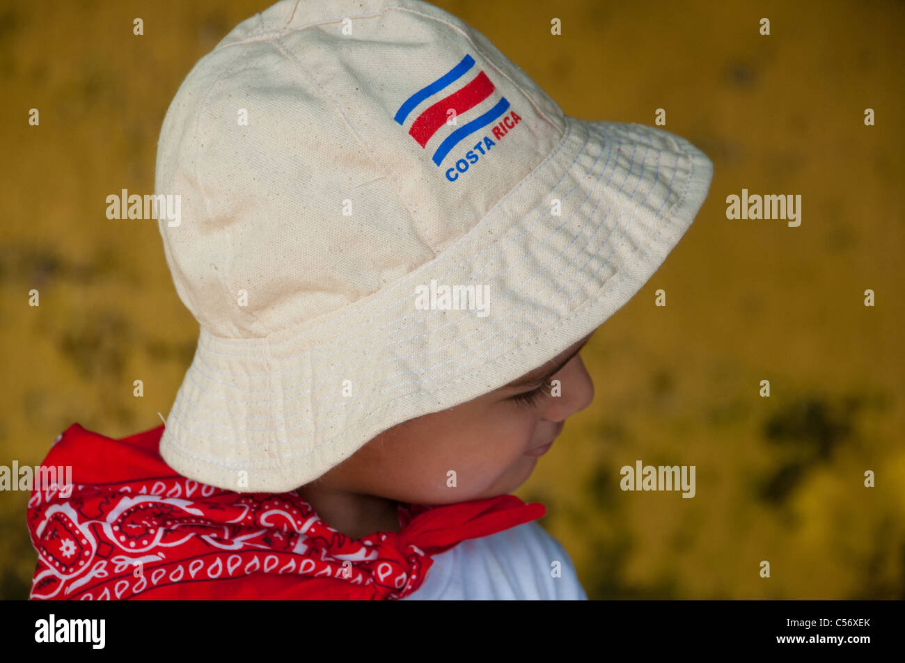 Costa Rican Boy Valle Centrale Costa Rica Foto Stock