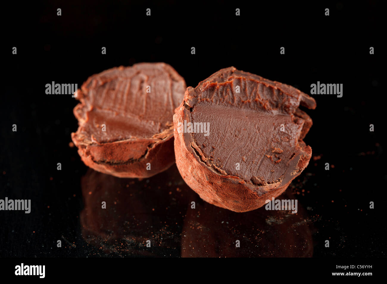 Tartufo al cioccolato Foto Stock