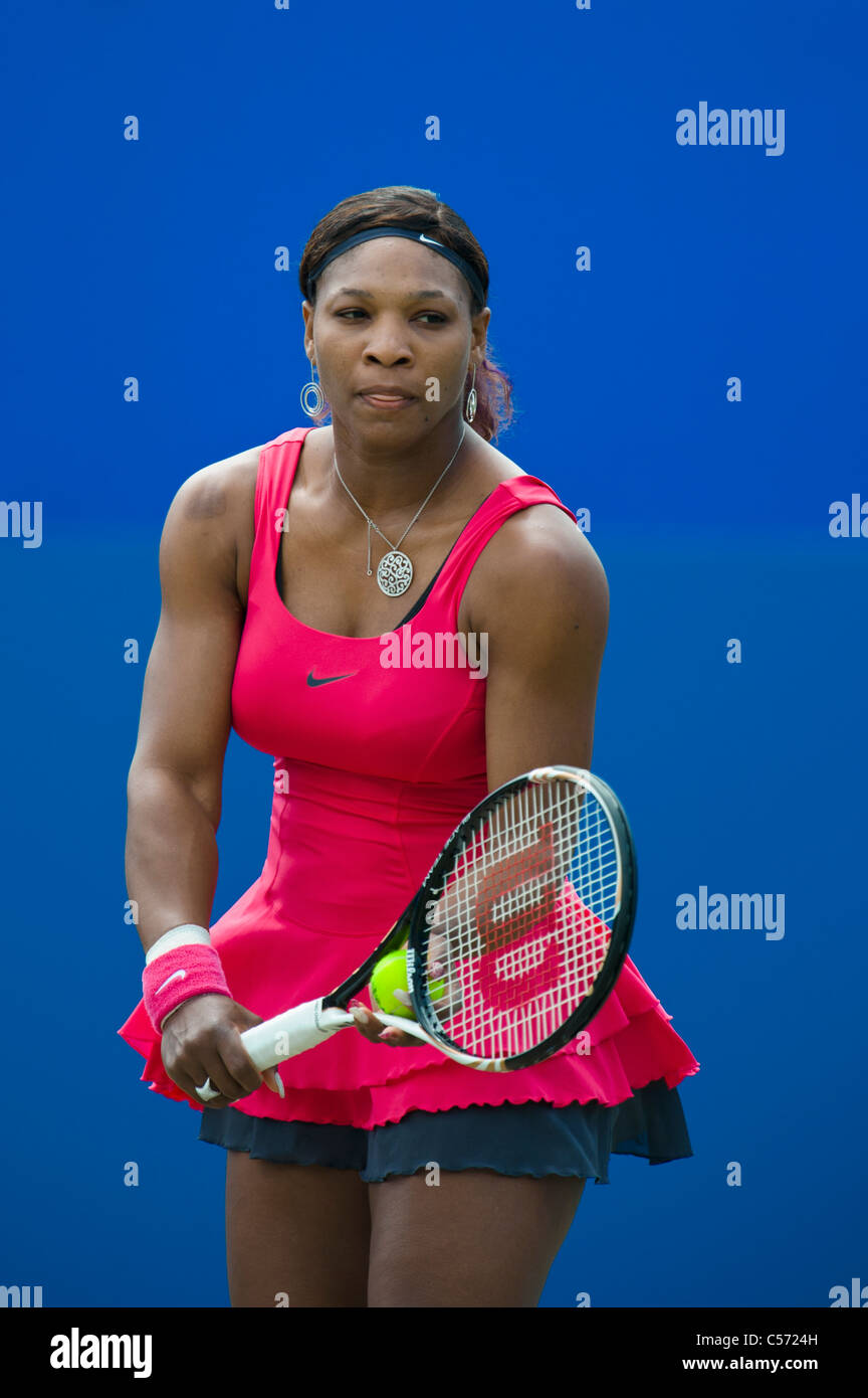 Aegon torneo internazionale di tennis, Eastbourne 2011, East Sussex. Serena Williams DI STATI UNITI D'AMERICA. Foto Stock