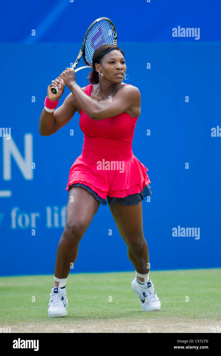 Aegon torneo internazionale di tennis, Eastbourne 2011, East Sussex. Serena Williams DI STATI UNITI D'AMERICA. Foto Stock