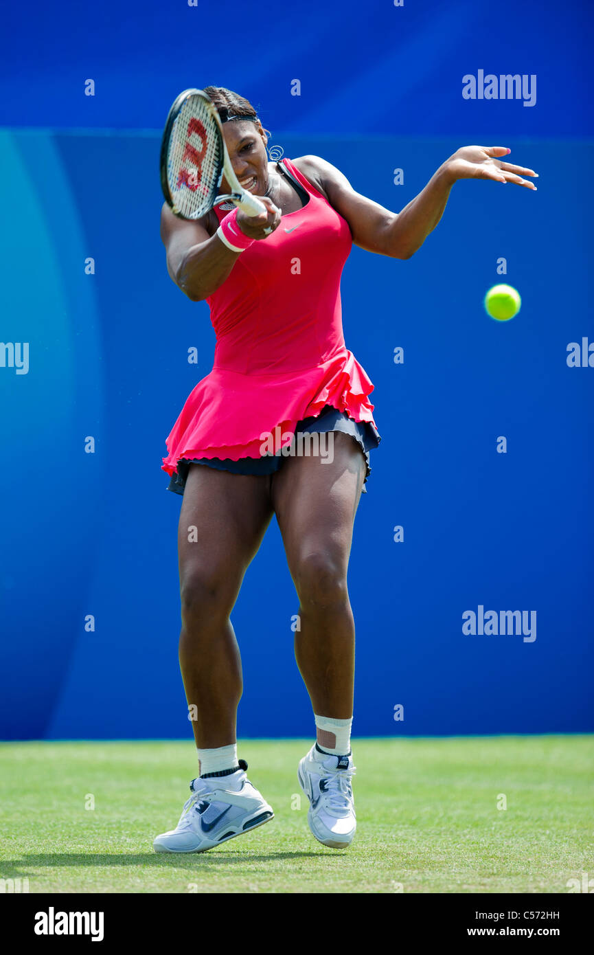 Aegon torneo internazionale di tennis, Eastbourne 2011, East Sussex. Serena Williams DI STATI UNITI D'AMERICA. Foto Stock