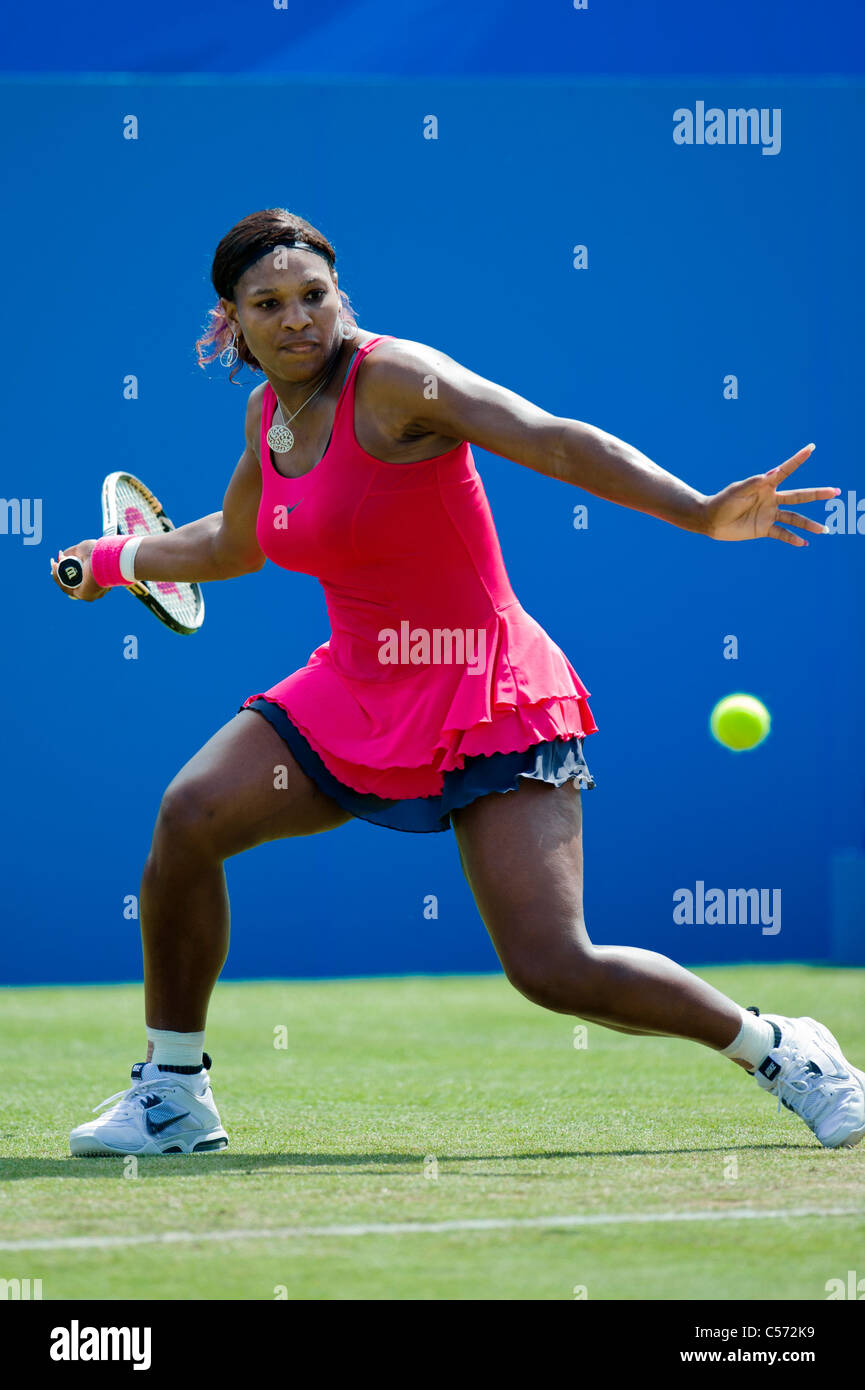 Aegon torneo internazionale di tennis, Eastbourne 2011, East Sussex. Serena Williams DI STATI UNITI D'AMERICA. Foto Stock