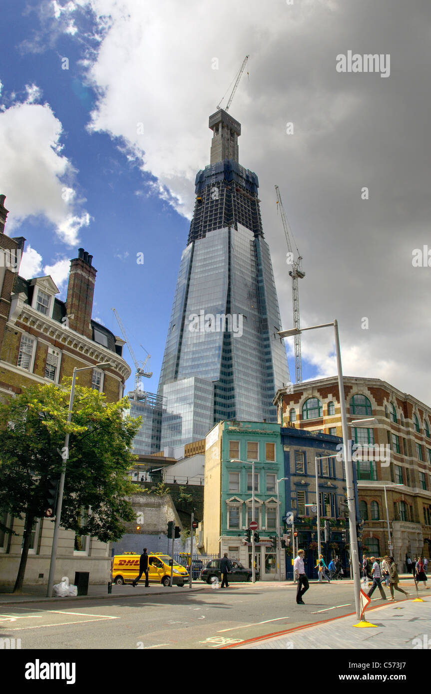 Il grattacielo Shard su a Southwark, Londra Foto Stock