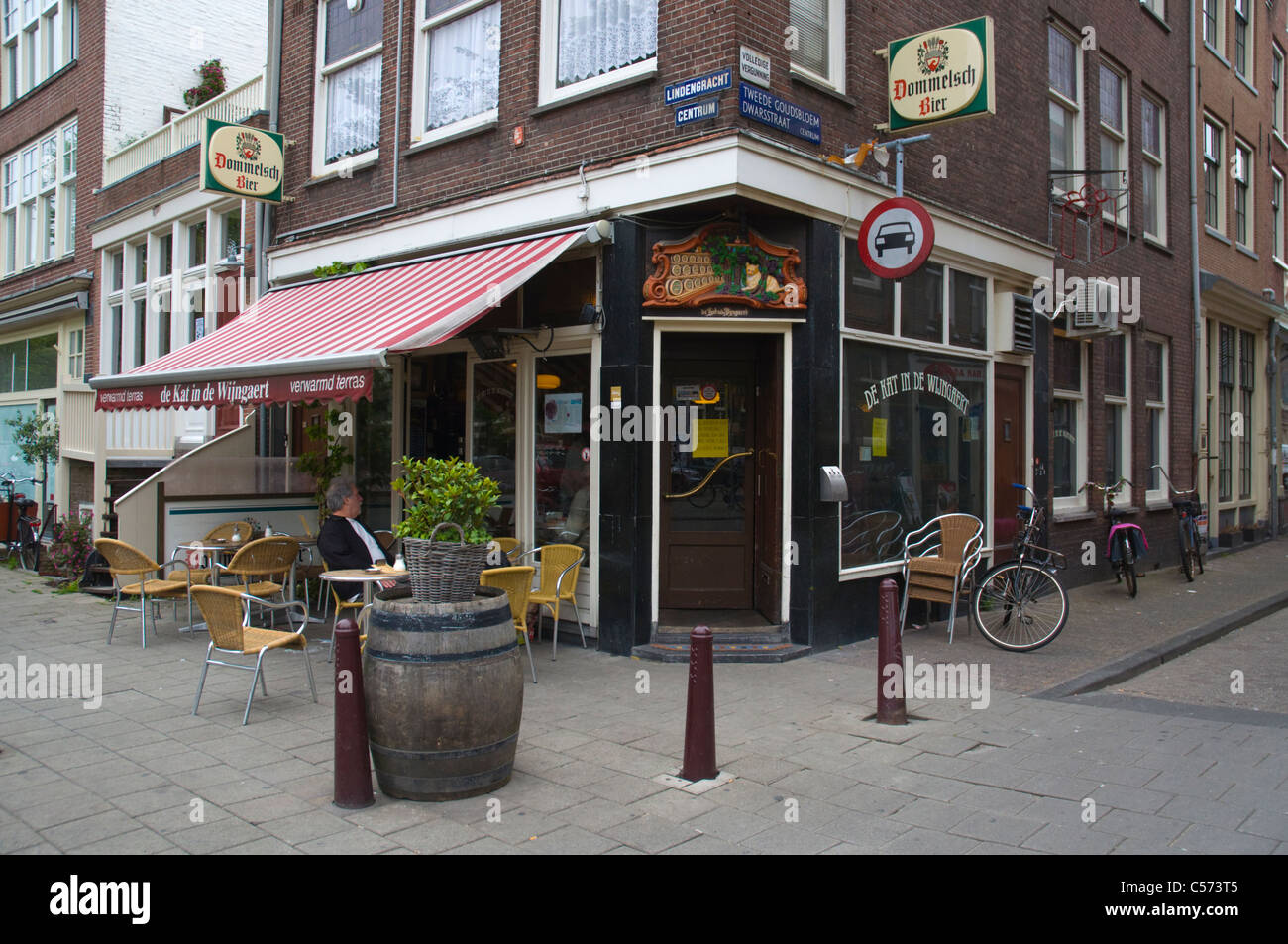 Quartiere Jordaan Amsterdam Paesi Bassi Europa Foto Stock