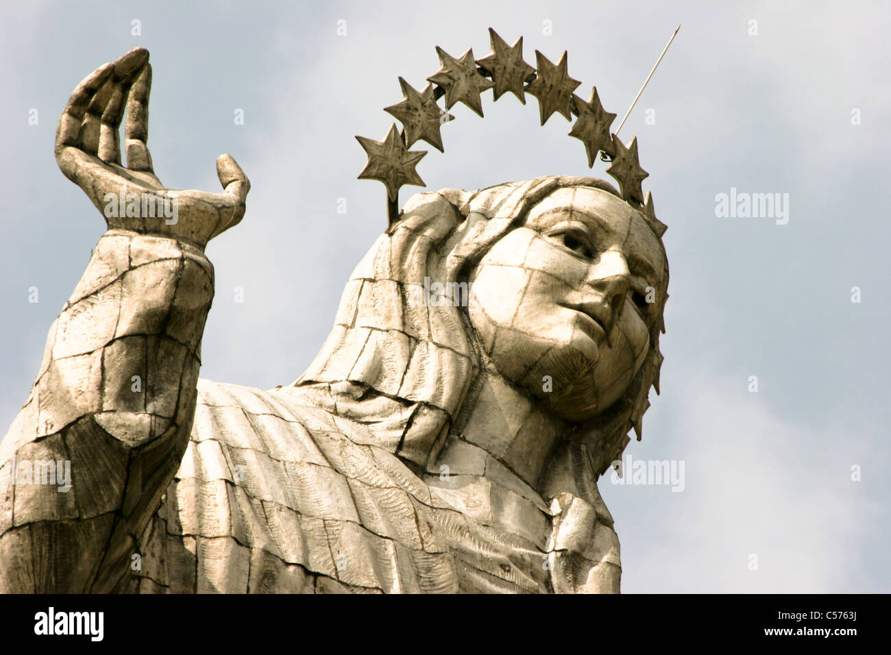 Vergine Maria sulla parte superiore di El Panecillo, Quito, Ecuador, Sud America Foto Stock Vergine Maria sulla parte superiore di El Panecillo, Quito, Ecuador, Sud America Foto Stock