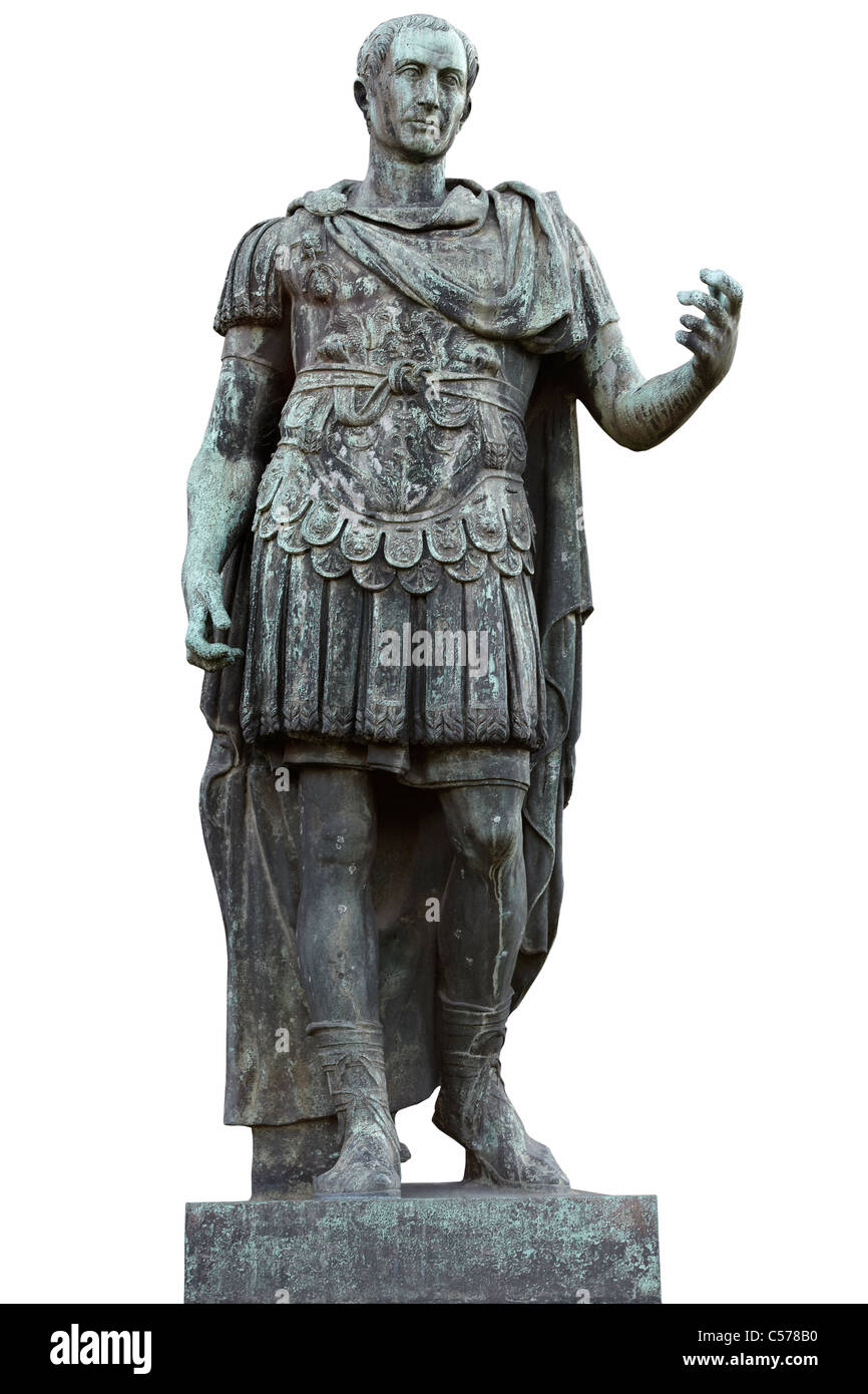 Julius Caesar statua Foto Stock