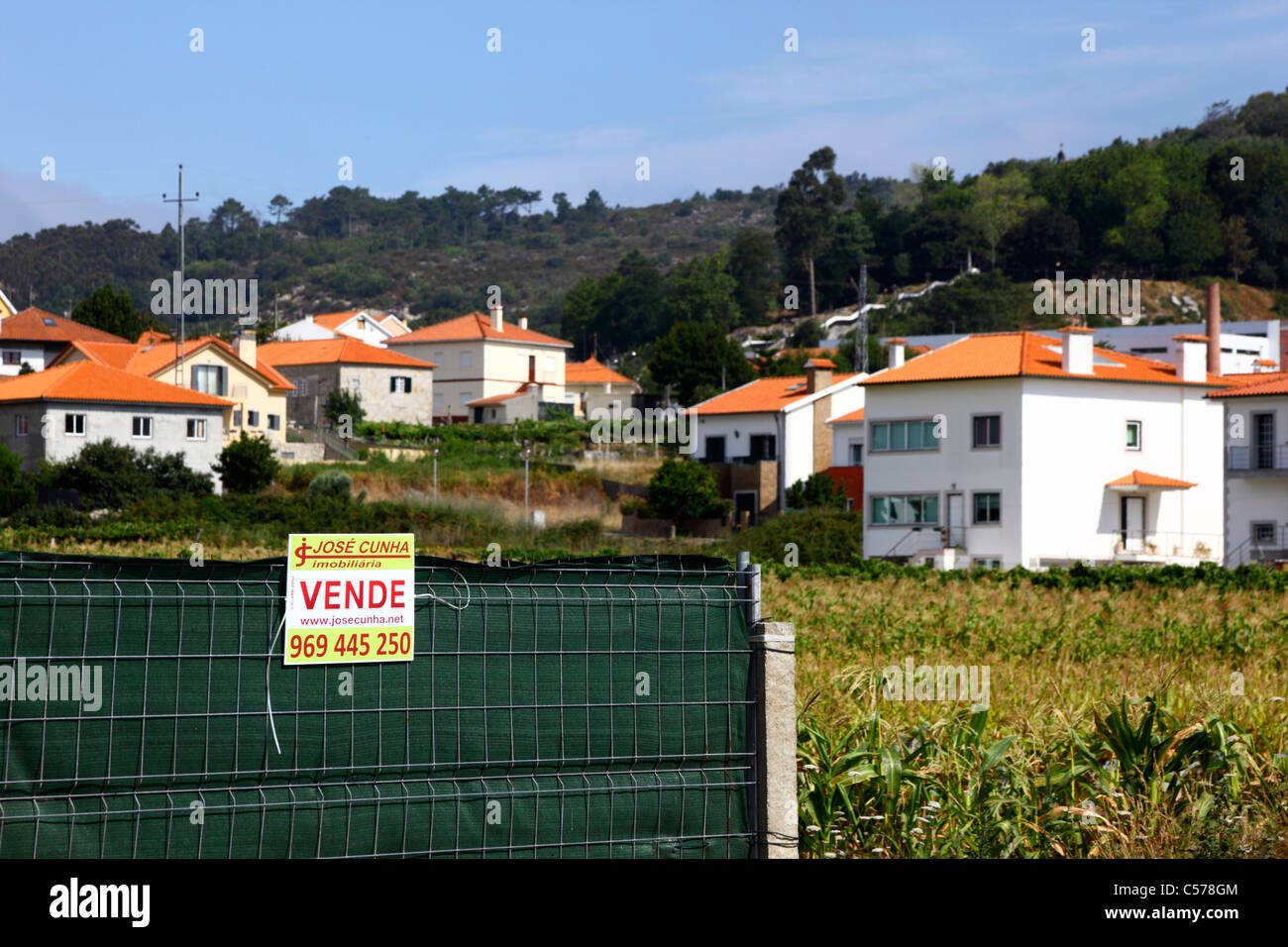 Terreni in vendita per lo sviluppo immobiliare, Vila Praia de Ancora, il nord del Portogallo Foto Stock