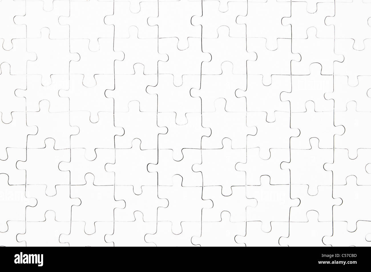 Un puzzle completo Foto Stock