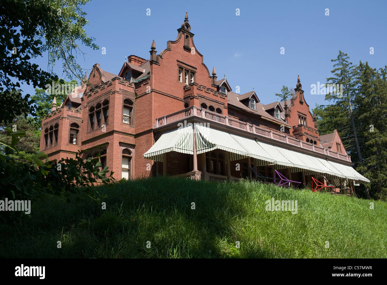 Ventfort Hall Mansion e età dorata Museum, Lenox, Massachusetts, Berkshires Foto Stock