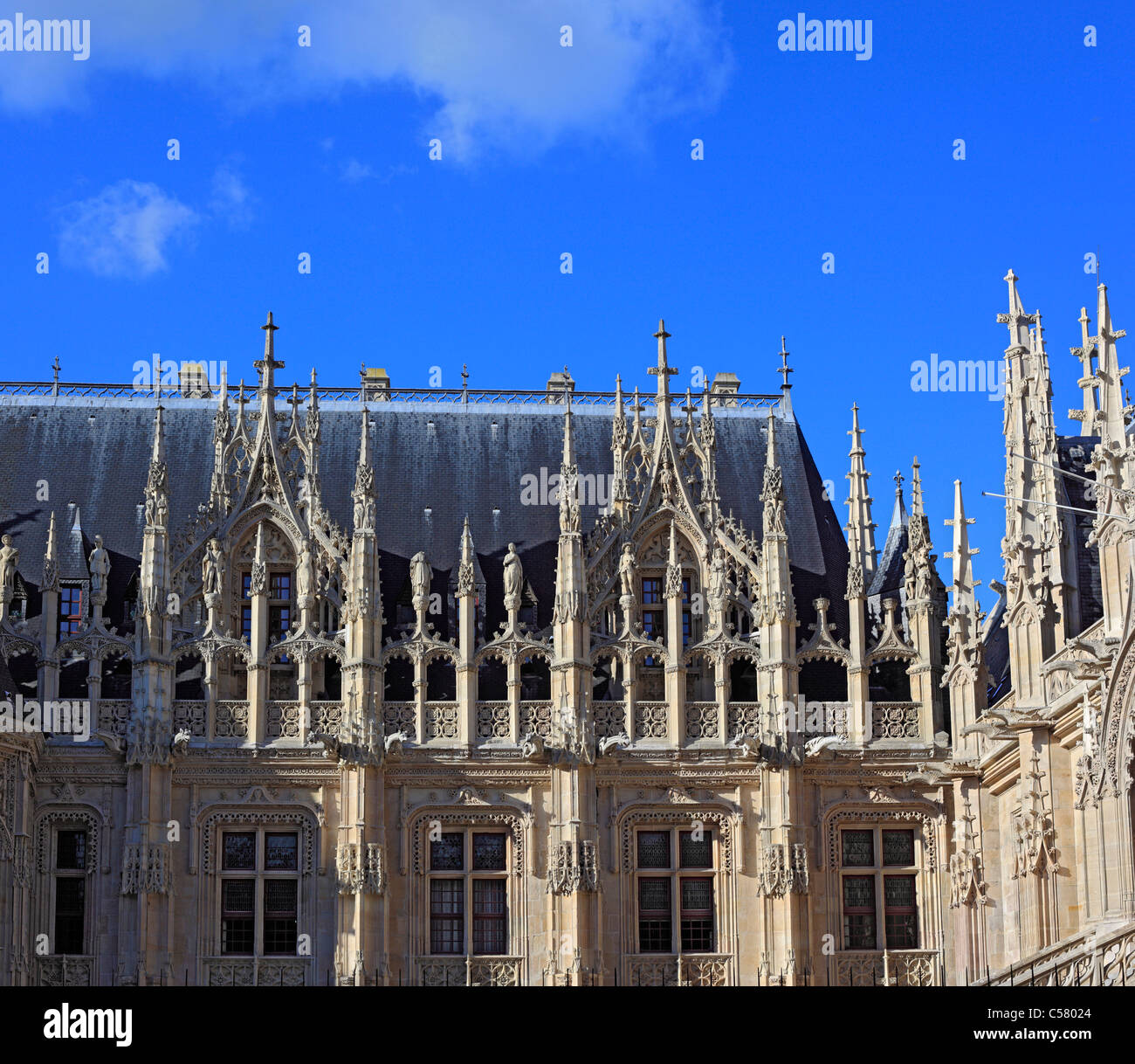 Francia, Francese, Europa, Europeo, Europa occidentale, architettura, edilizia, città di Rouen, dipartimento Seine-Maritime, Alta Normandia Foto Stock