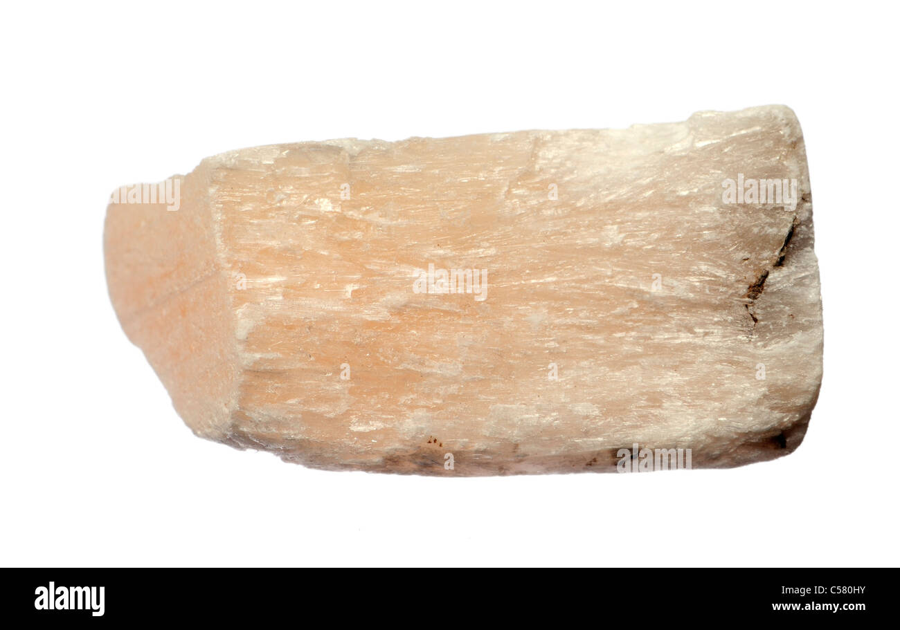 Gesso (UK) solfato di calcio idrato Foto Stock