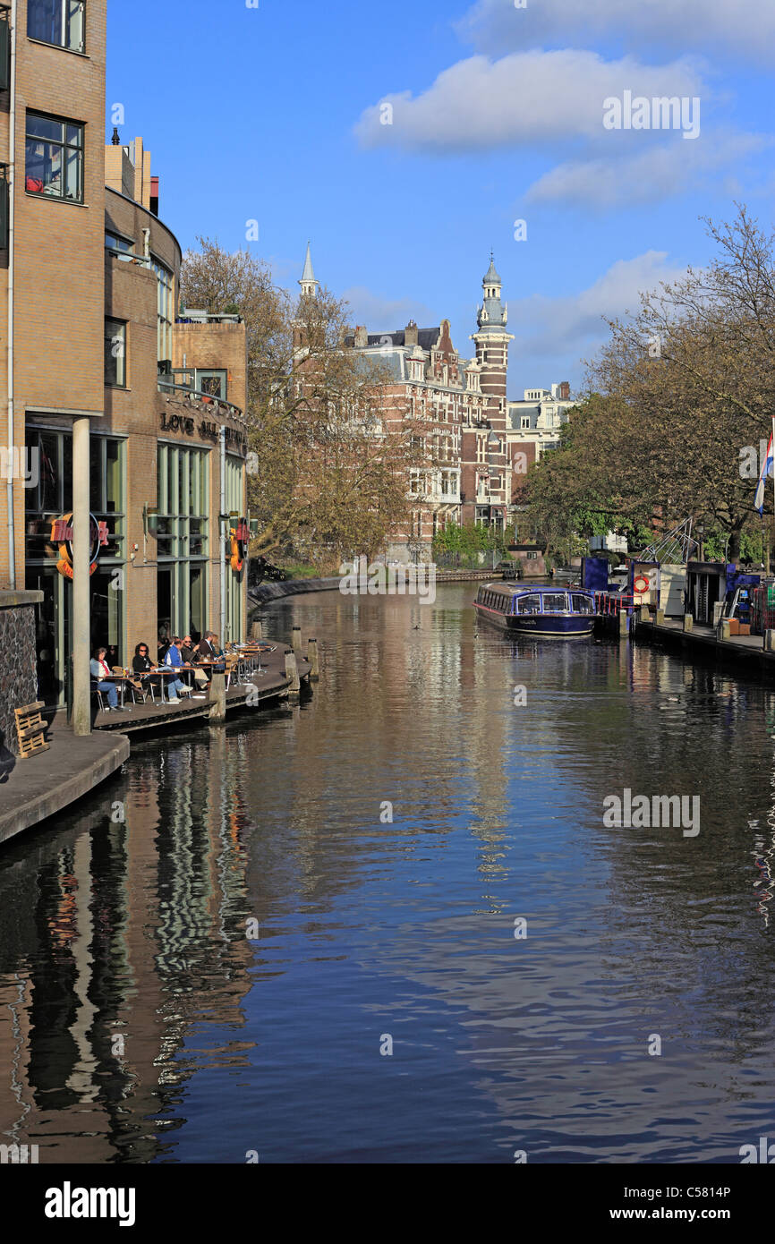 Paesi Bassi, Olanda, Europa, Europeo, Europa occidentale, città, architettura, edilizia, Olandese, Amsterdam, house Foto Stock